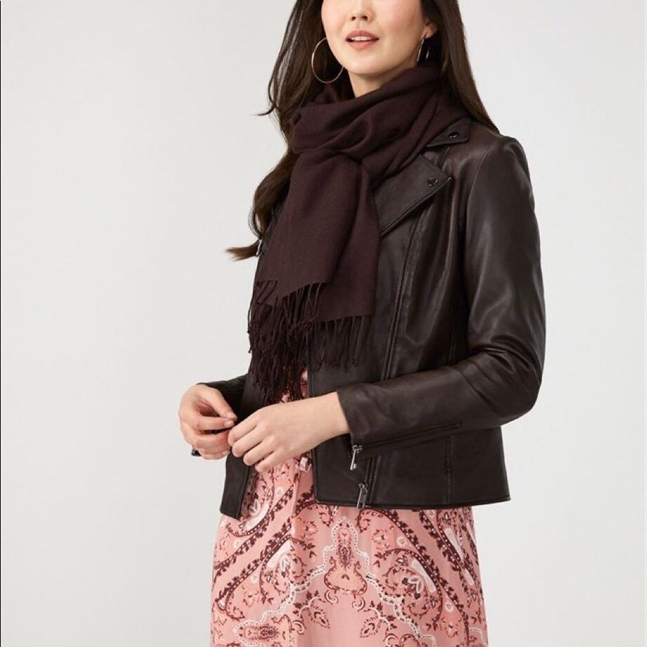Pashmina Chocolate Brown Scarf Wrap 84X32 Brand New